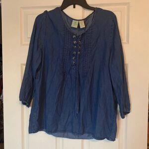Caribbean joe xl blouse‎